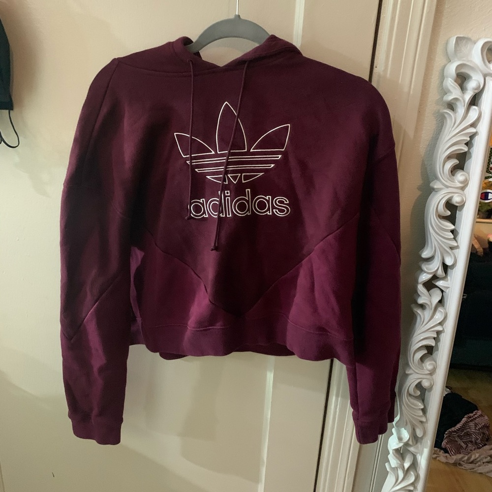 Cropped adidas sweatshirt